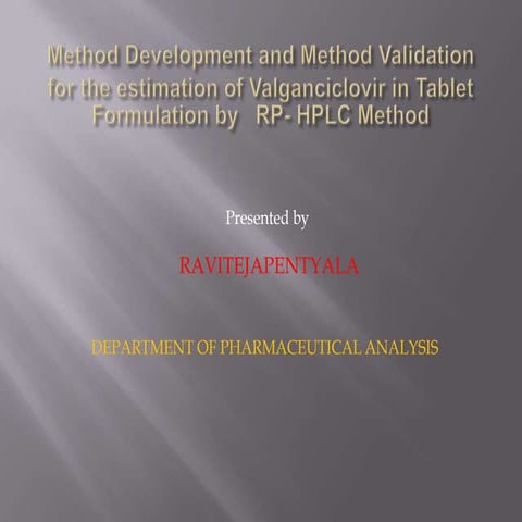 Valganciclovir Tablet 