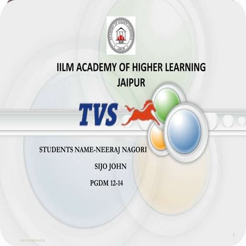 TVS Motors-IILM  AHL Jaipur