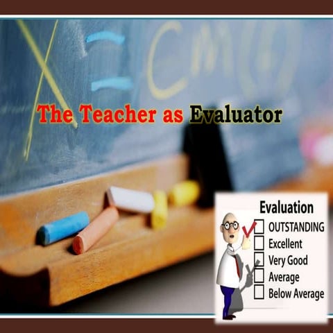 teacher as evaluator and planner