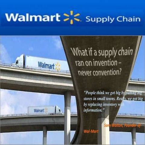 walmart supply chain management 