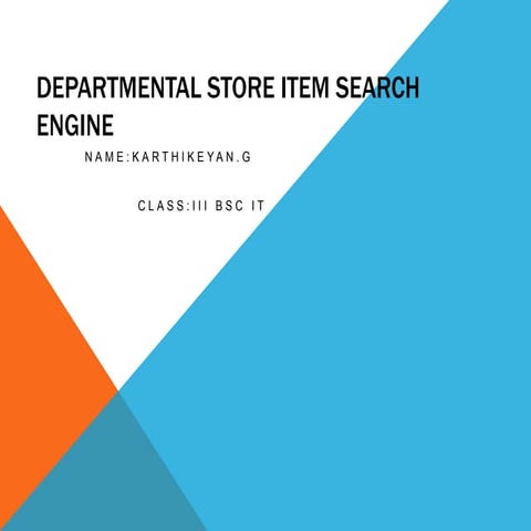 departmental store