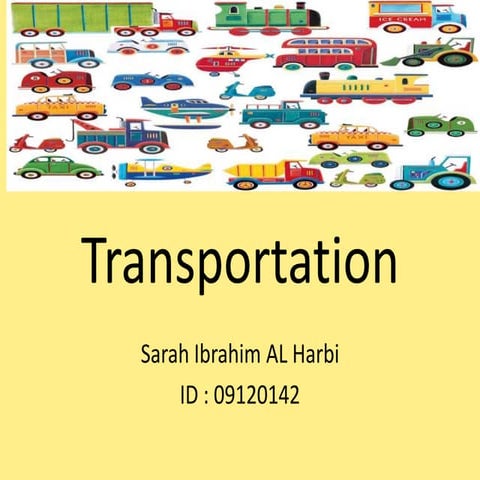 Transportation vocabulary
