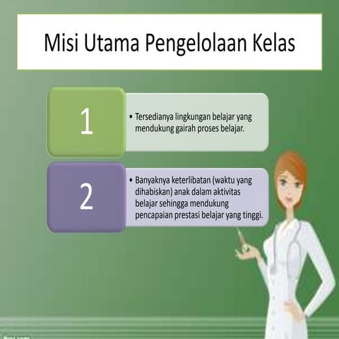 konsep dasar pengelolaan kelas