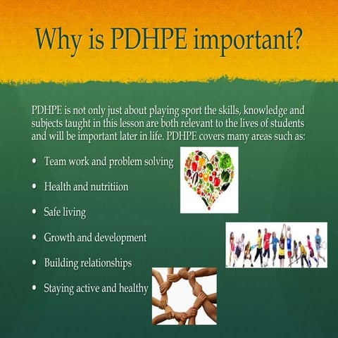 Why is PDHPE Important? | PPTX