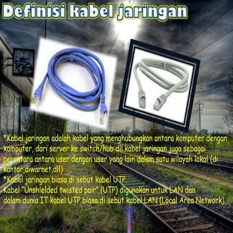 Definisi kabel jaringan