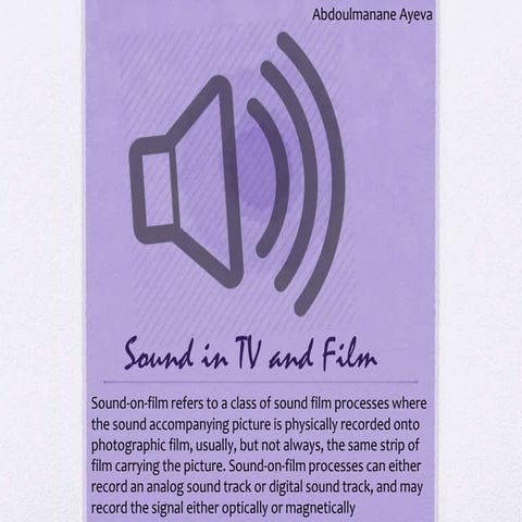 Sound in TV & Film