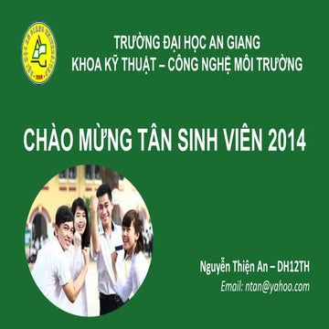 Tân sinh viên TECH - AGU 2014