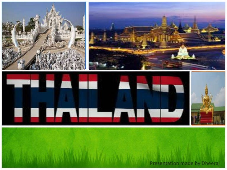 travel brochure to thailand ppt thailand travel brochure