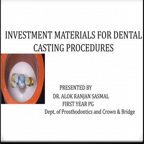 Investment materials And its clinical applications