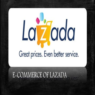 E-Commerce of Lazada