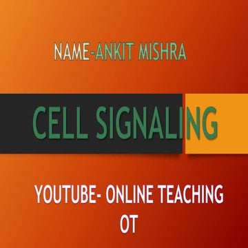 CELL SIGNALING