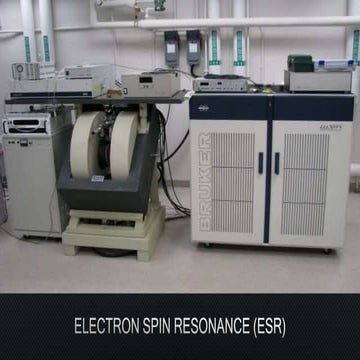ELECTRON SPIN RESONANCE