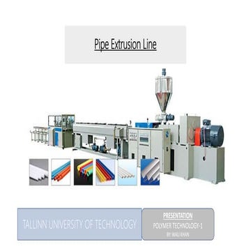 Pipe Extrusion Line