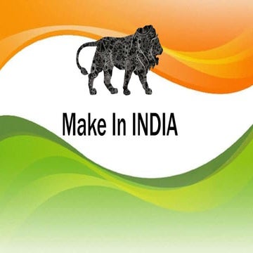 Class 12 Economics Project - Make In India