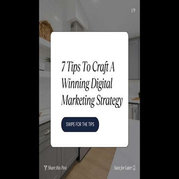 7 Tips To Craft A Winning Digital Marketing Strategy | PPTX