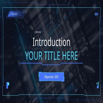 Smple template of a presentation with example | PPTX