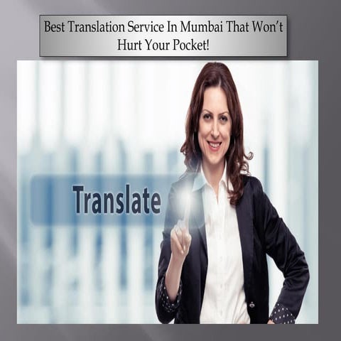 Translation Services in India