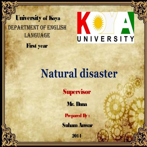 Presentation.natural disater