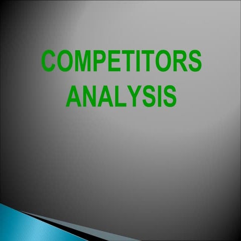 Competitors Analysis | PPT