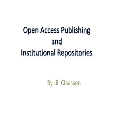 Open Access Scholarship