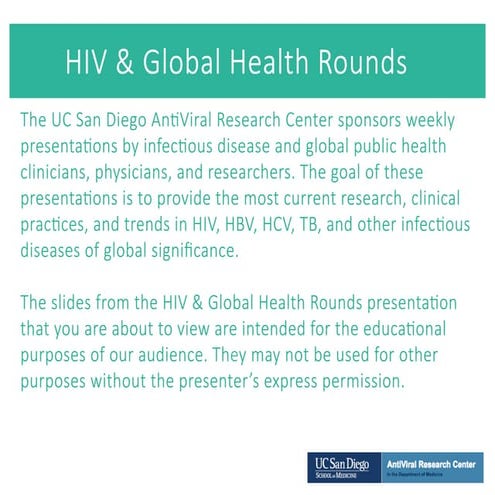 CROI Review Series: HIV Drug Trials and HIV Prevention Research | PDF