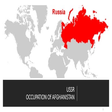 USSR Occupation of Afghanistan
