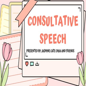 Define consultative speech style Identify characteristics and examples ...