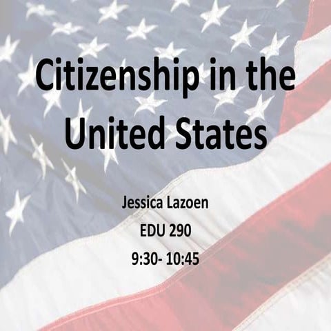 U.S. citizen powerpoint
