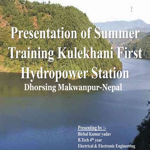 HYDRO POWER STATION | PPTX