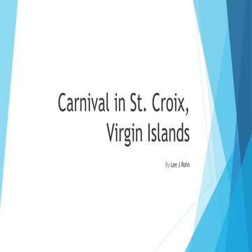 Carnival in St. Croix, Virgin Islands