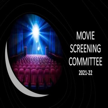 Movie Screening Committee - 2021