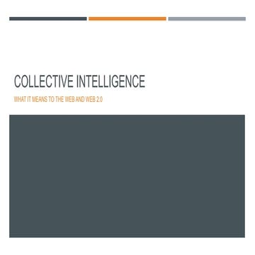 Collaboration and Collective Intelligence | PPTX