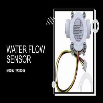 water flow sensor | PPTX