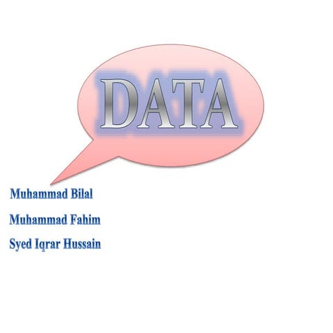 Survey data & sampling