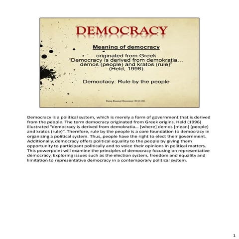 Presentation 2 Democracy 