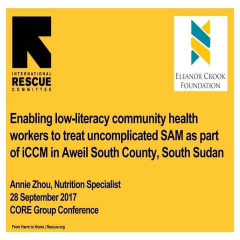 Innovations in Community-based Diagnosis and Treatment of Acute Malnutrition ...