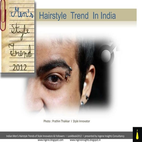 Youth fashion trend in India 2012 (Men's hair styles)
