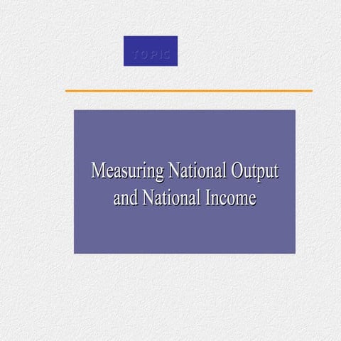 Presentation 2 national income