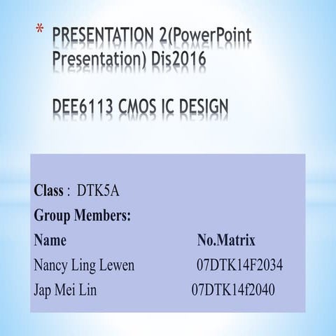 Presentation 2(power point presentation) dis2016