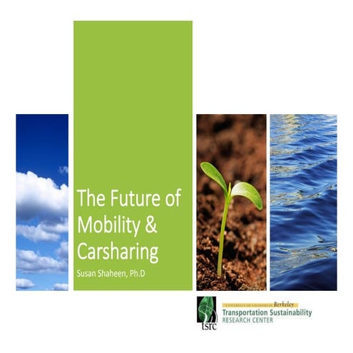 The Future of Mobility & Carsharing