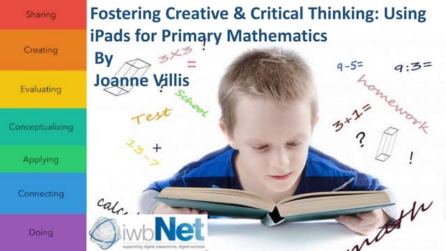 Fostering Creative and Critical Thinking using iPads in Primary Mathematics
