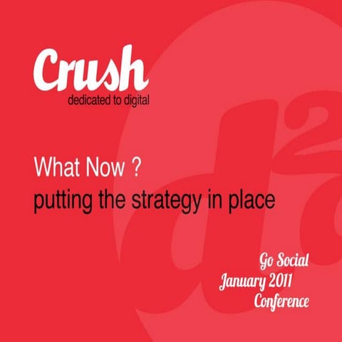 Putting The Strategy In Place