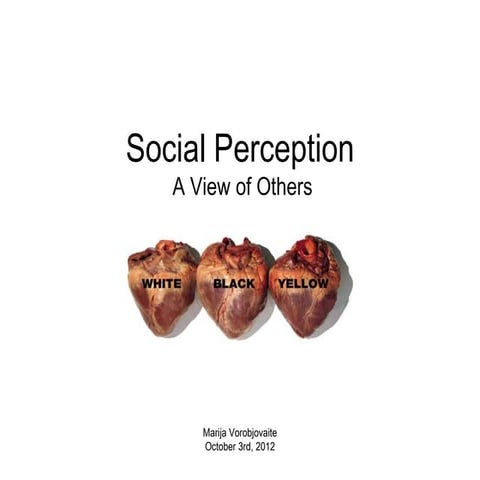 Social Perception