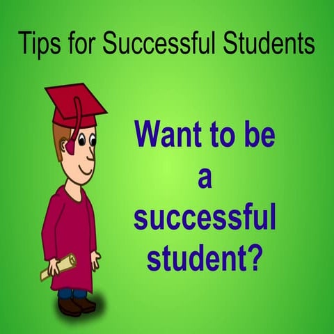 Tips for Successful Students