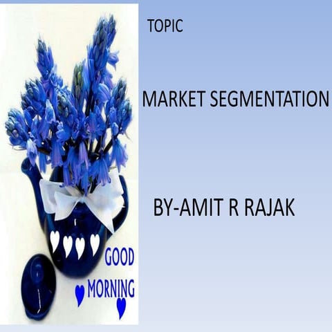 marketing segmentation