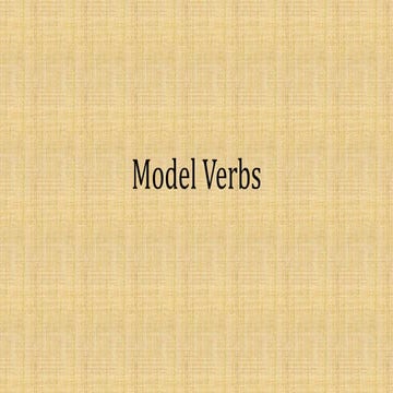 modal verbs