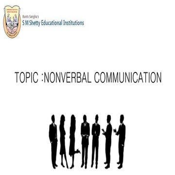 Non Verbal Communication 