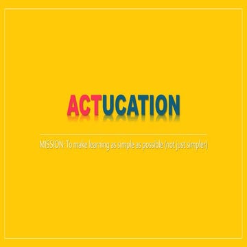Actucation