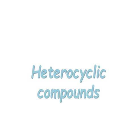 Heterocyclic compounds