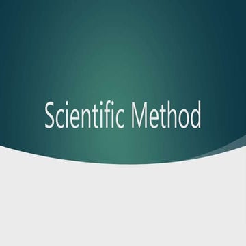 scientific methods in research